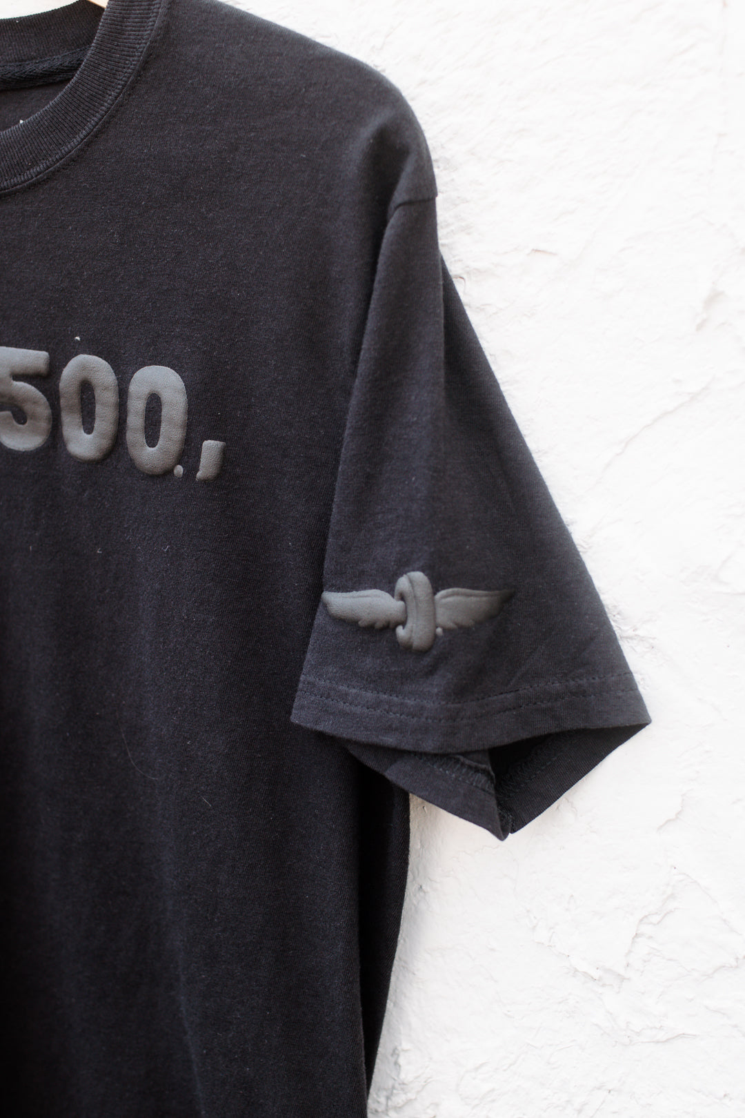 Indy 500 Puff Ink Tee – Black