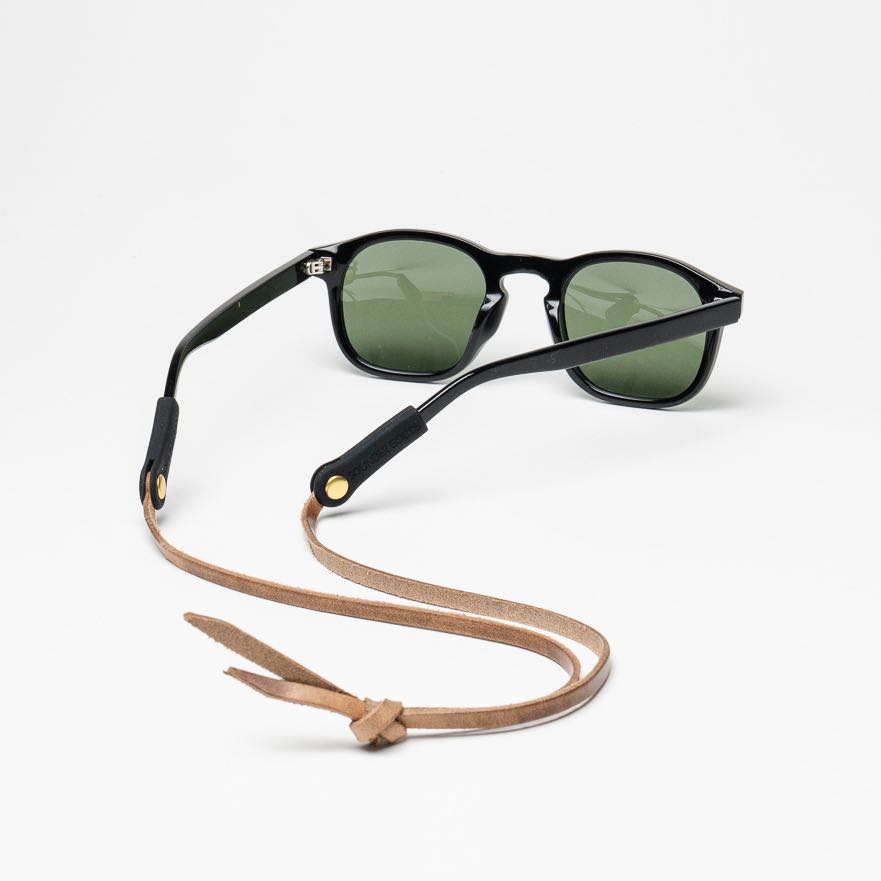 Knotted Leather Sunglass Strap (Waxed Heritage)