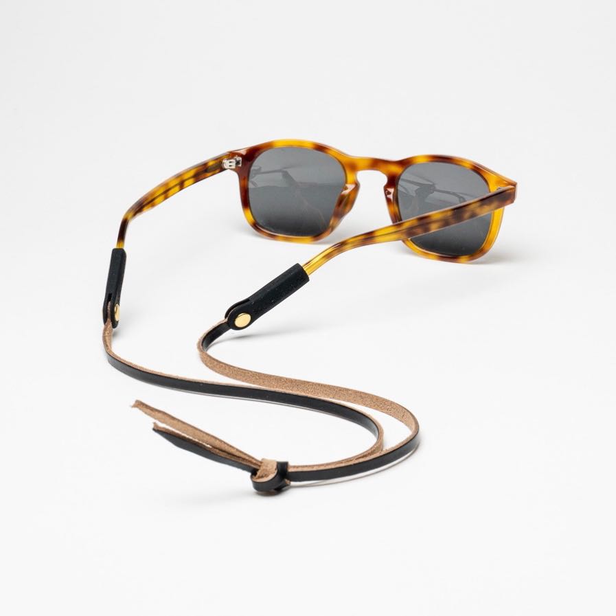 Knotted Leather Sunglass Strap (Waxed Heritage)