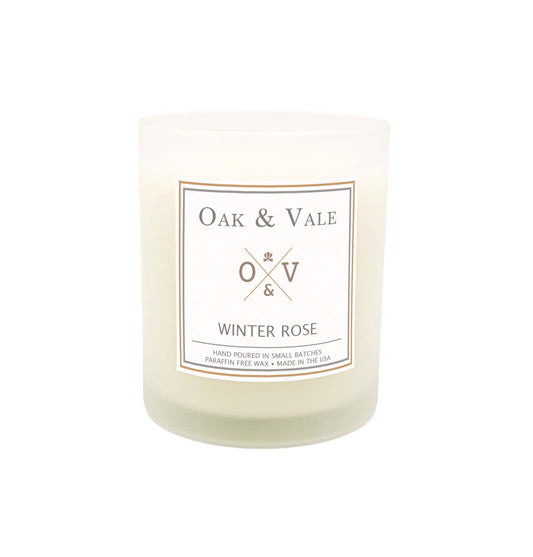 WINTER ROSE LARGE CANDLE