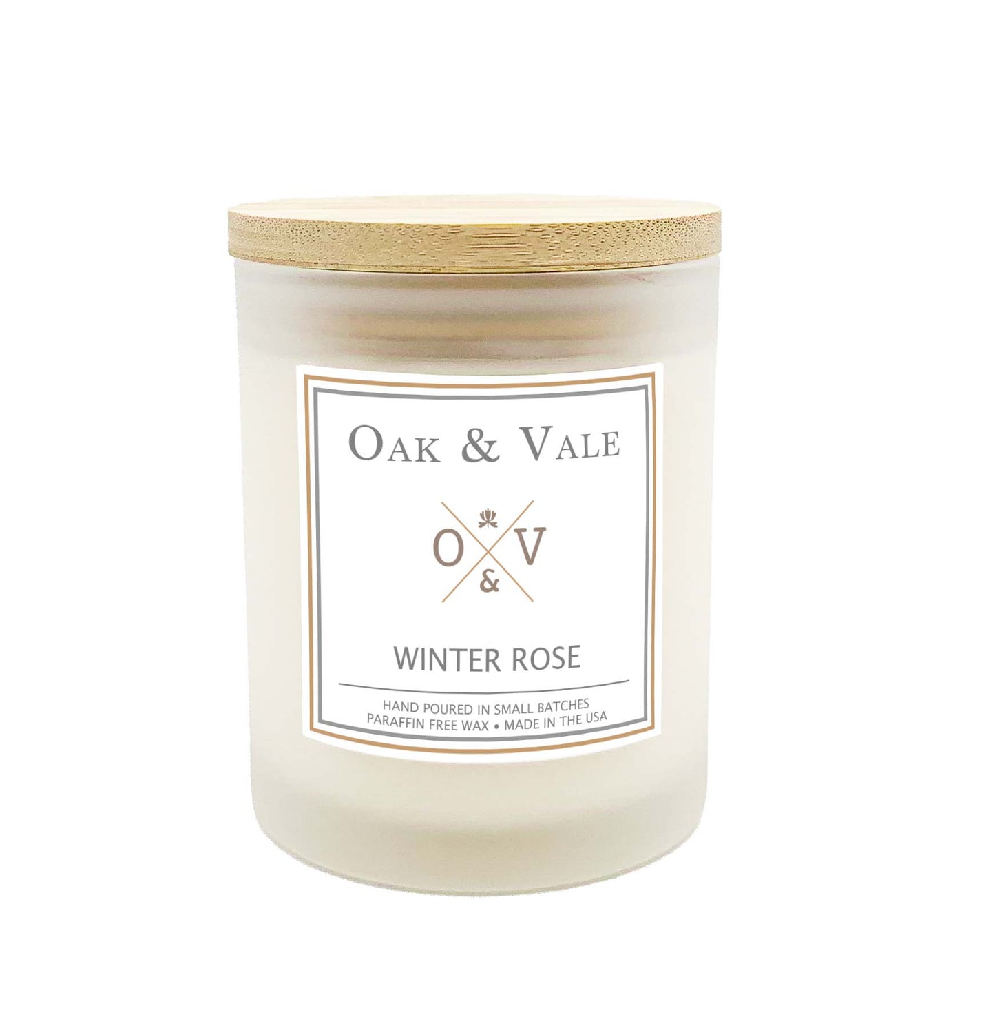 WINTER ROSE LARGE CANDLE