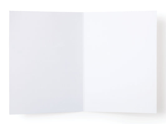 'Tis the Season Skiiers Letterpress Greeting Card