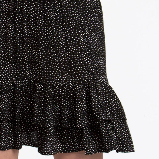 Filippa Dress - Black/White Dot