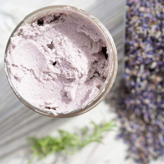 French Lavender Whipped Soap + Scrub | 8 oz | Pacha Soap Company