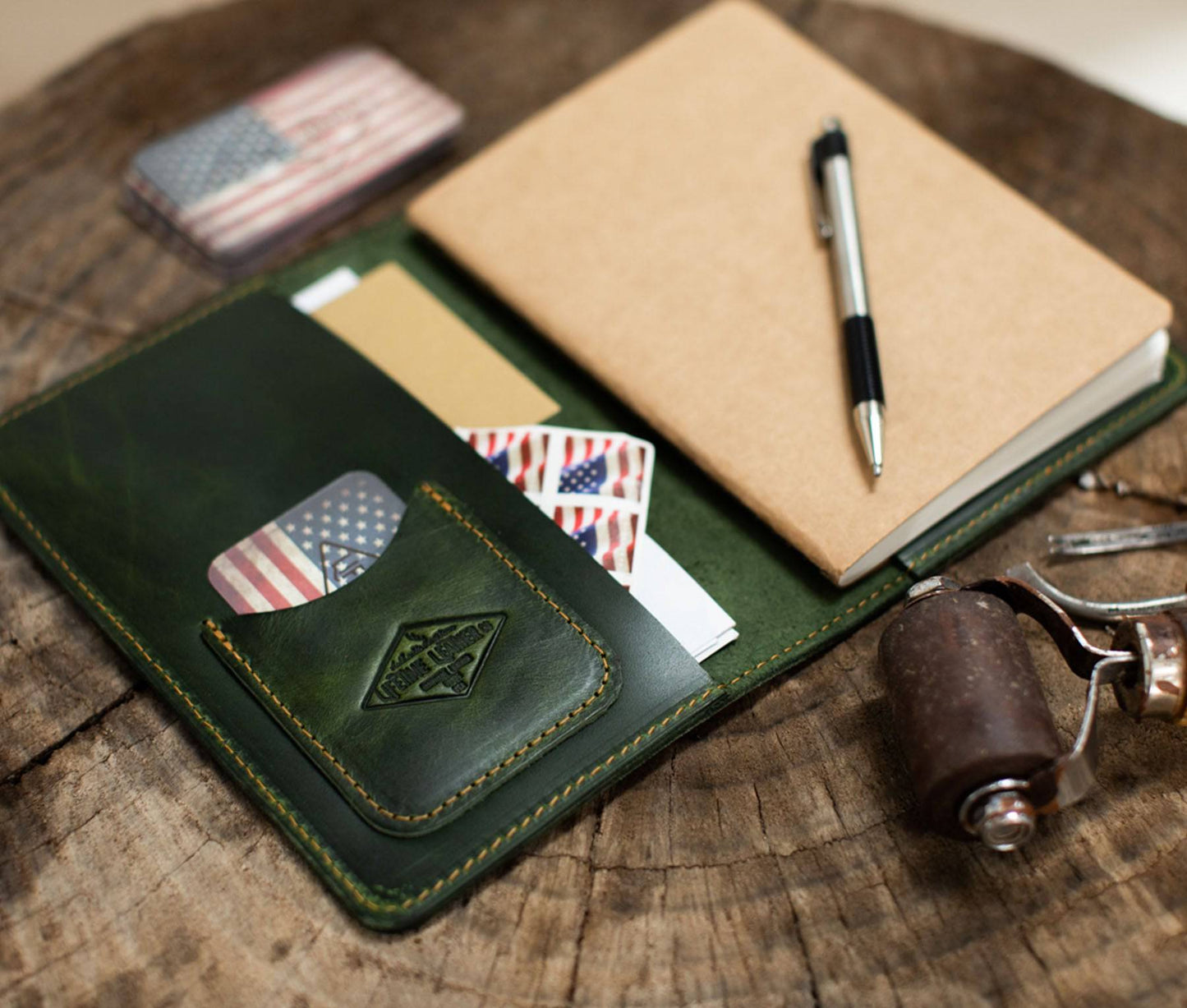 Leather Journal All For American