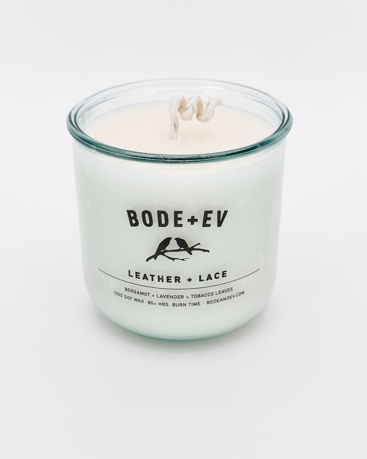 Leather + Lace | Dark Leather · Amber Resin
