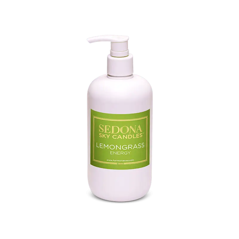 Lemongrass Energy Lotion 12oz - Citrus Moisturizer | Harmonie