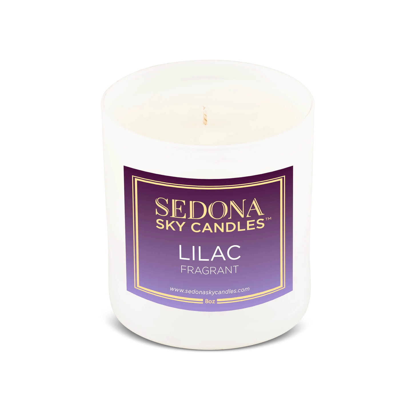 Lilac Scented Candle - Floral Aromatherapy
