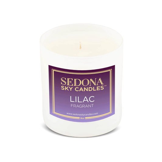 Lilac Scented Candle - Floral Aromatherapy