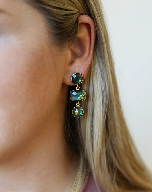 Labradorite Dangle Earrings