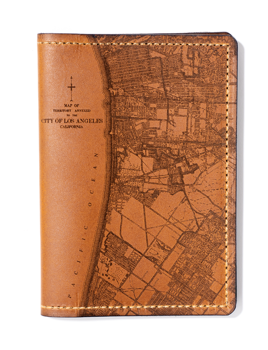 Los Angeles Map Passport Wallet