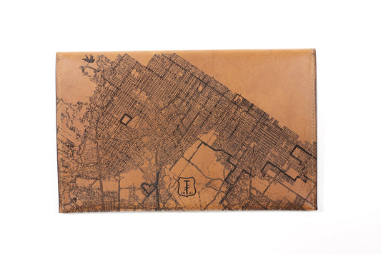 Los Angeles Map Clutch