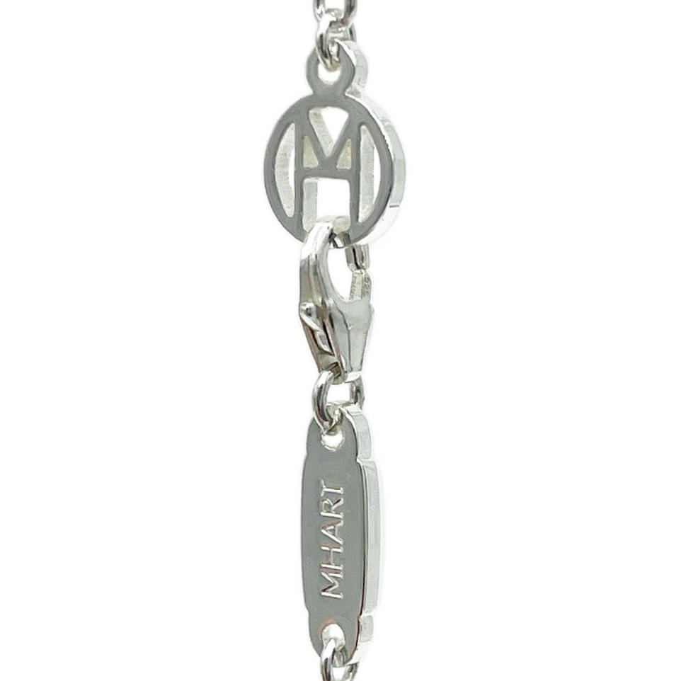 Silver Hematite Stone Necklace
