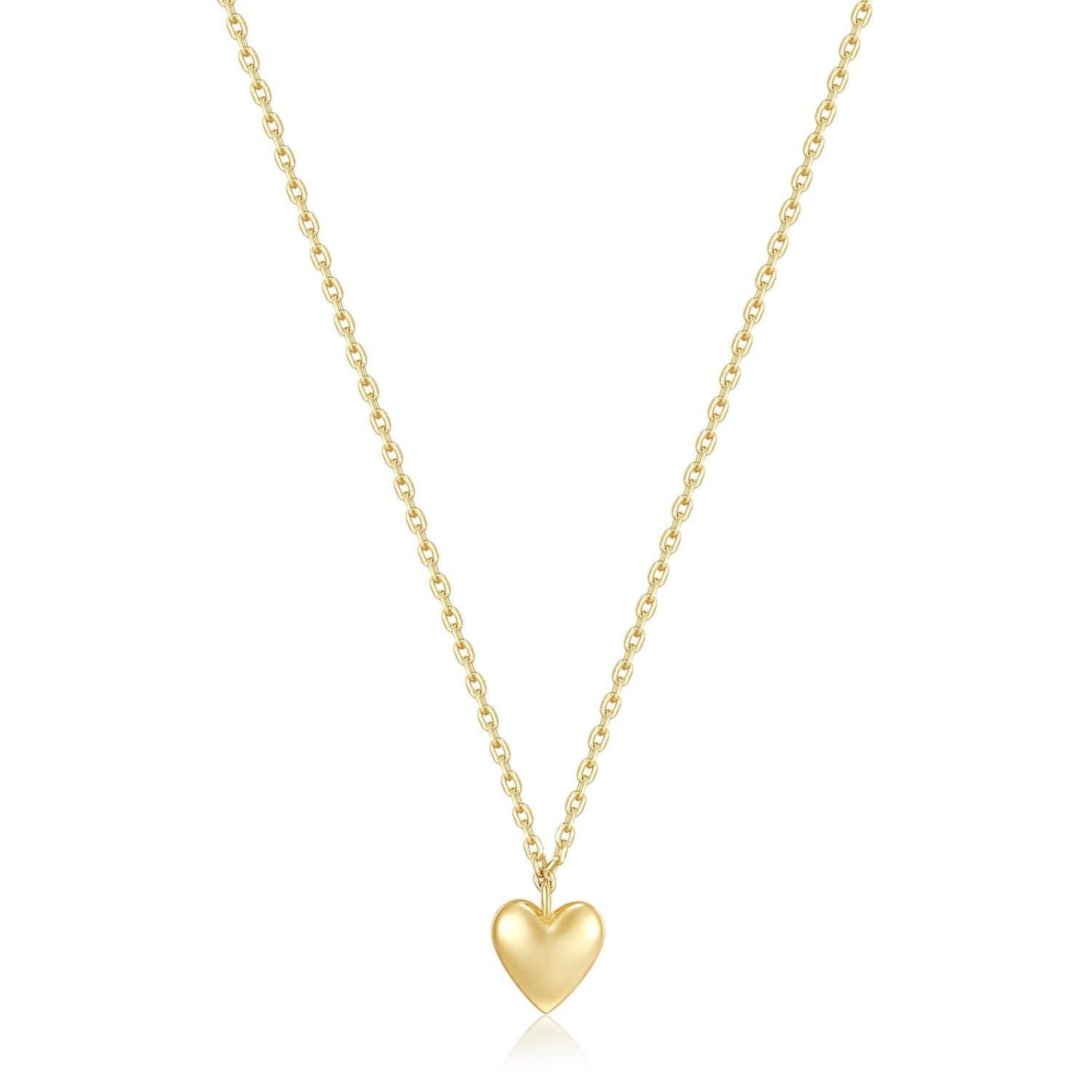Micro Heart Charm Necklace