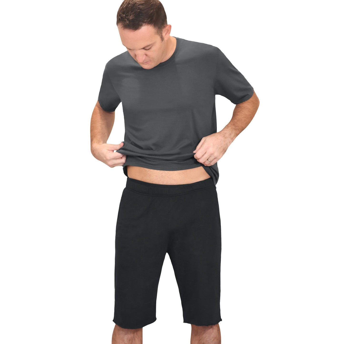 The Softest Men's 100% Cotton Fleece Athletic Short | Dark Navy