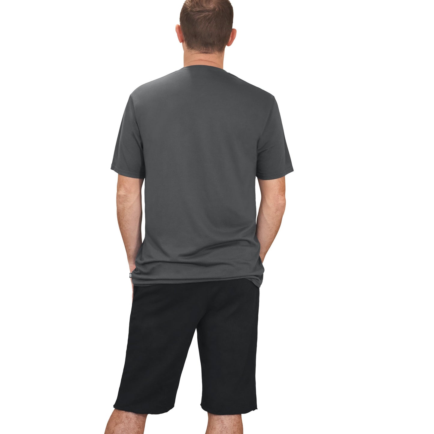The Softest Men's 100% Cotton Fleece Athletic Short | Denim Blue