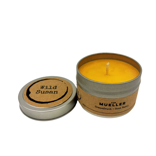 Mueller [Grapefruit + Cool Basil] Soy Candle/Wax Melt