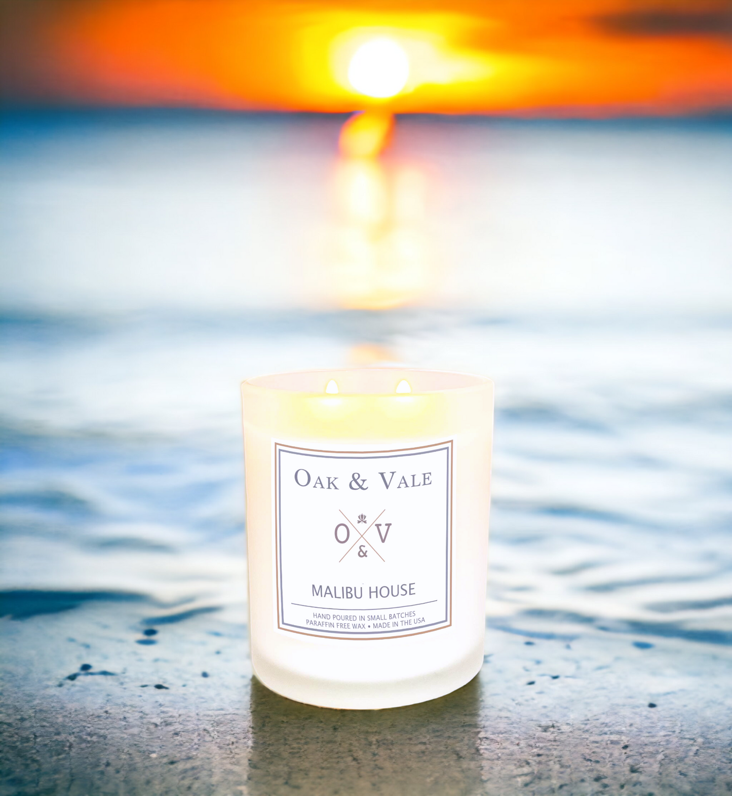 MALIBU HOUSE LARGE CANDLE