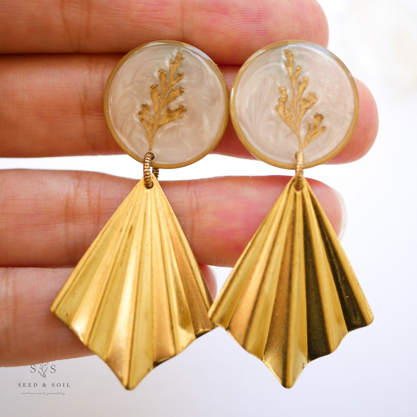 Midas Golden Ray Earrings