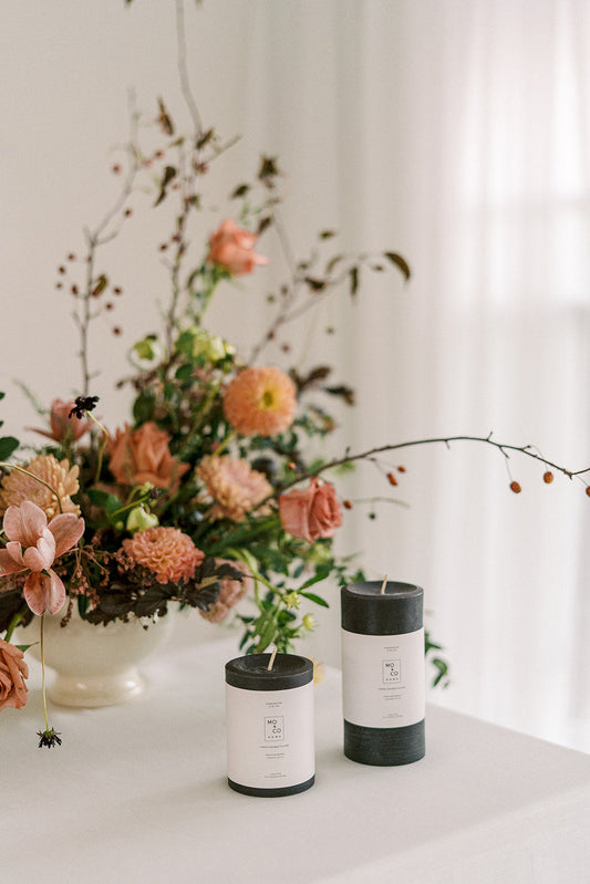 Charcoal | Beeswax Pillar Candle