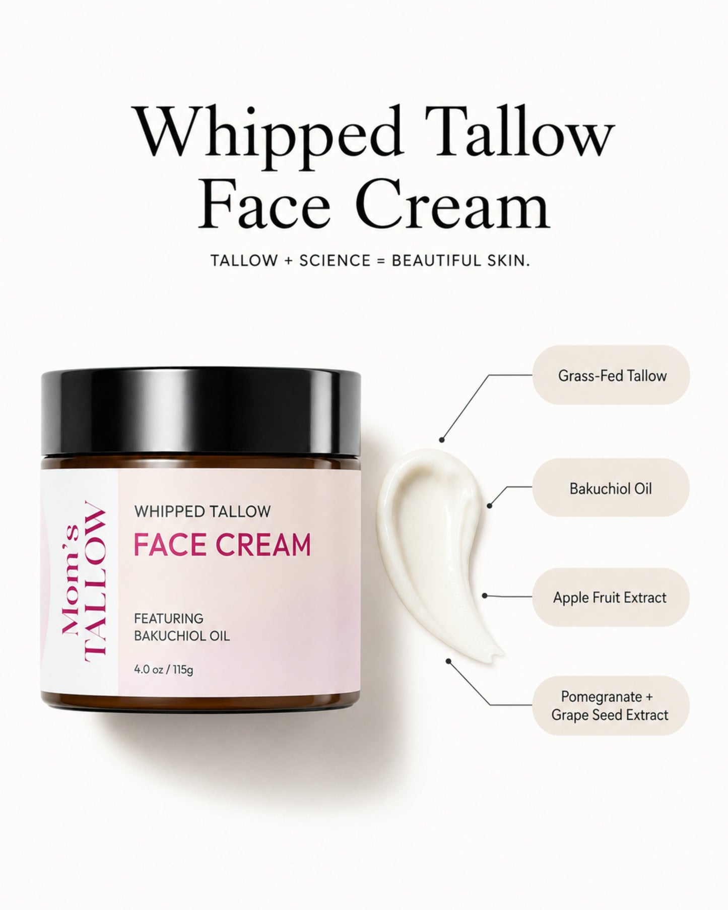 Cloud Whipped Tallow Face Cream (NEW)