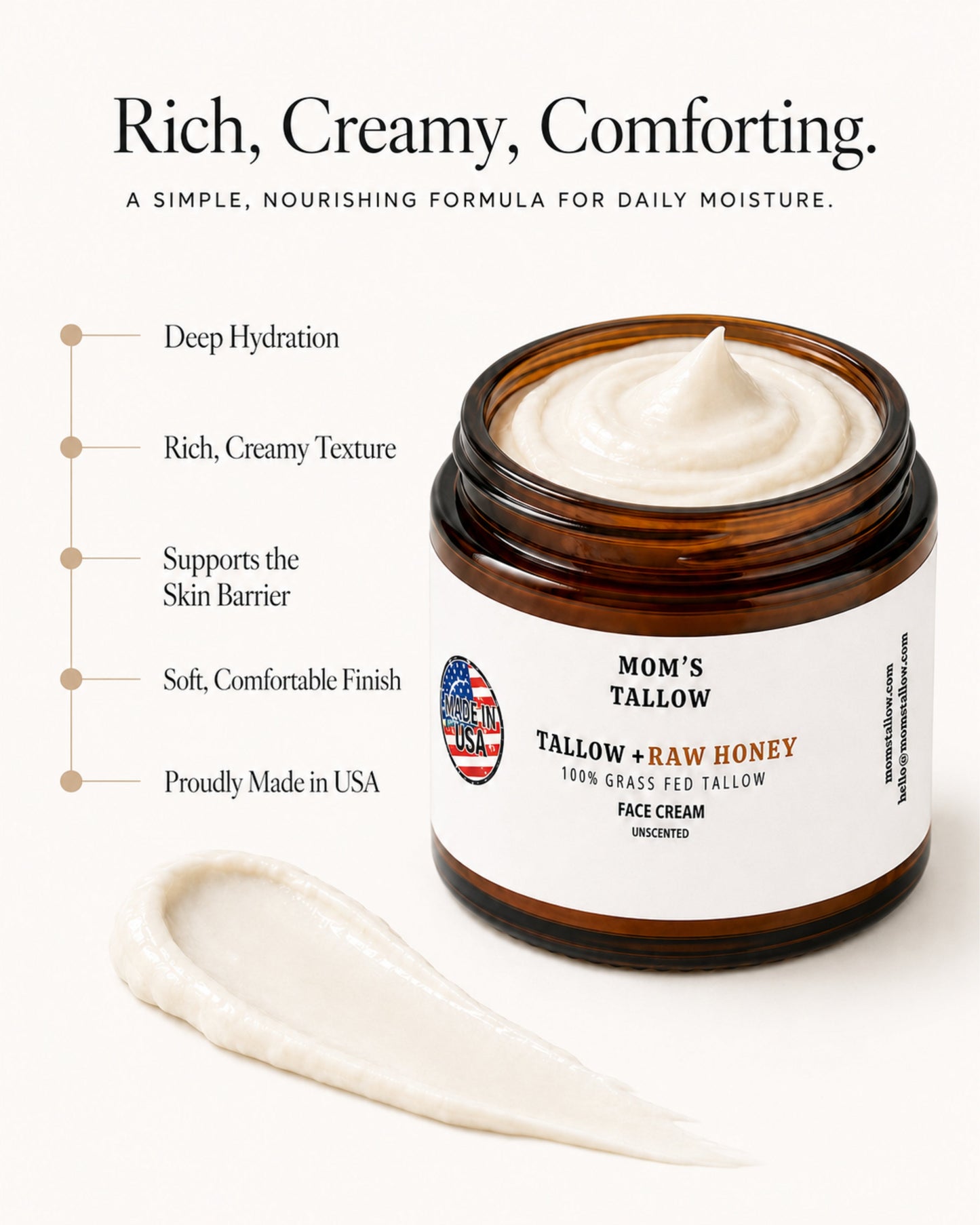 Skin Serenity Face Cream – Nourishing Balm for Sensitive & Flaky Skin