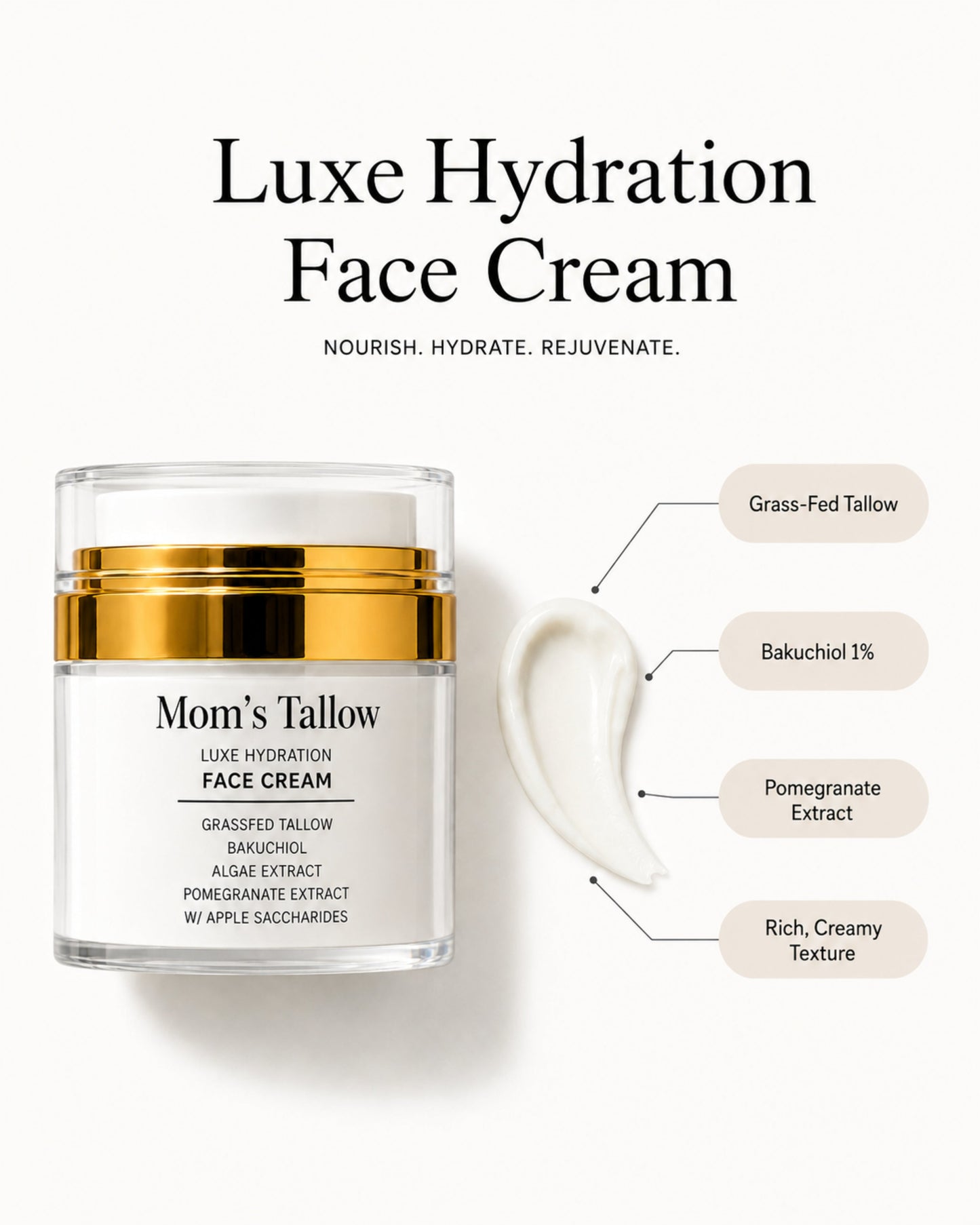 Luxe Hydration Tallow Face Cream