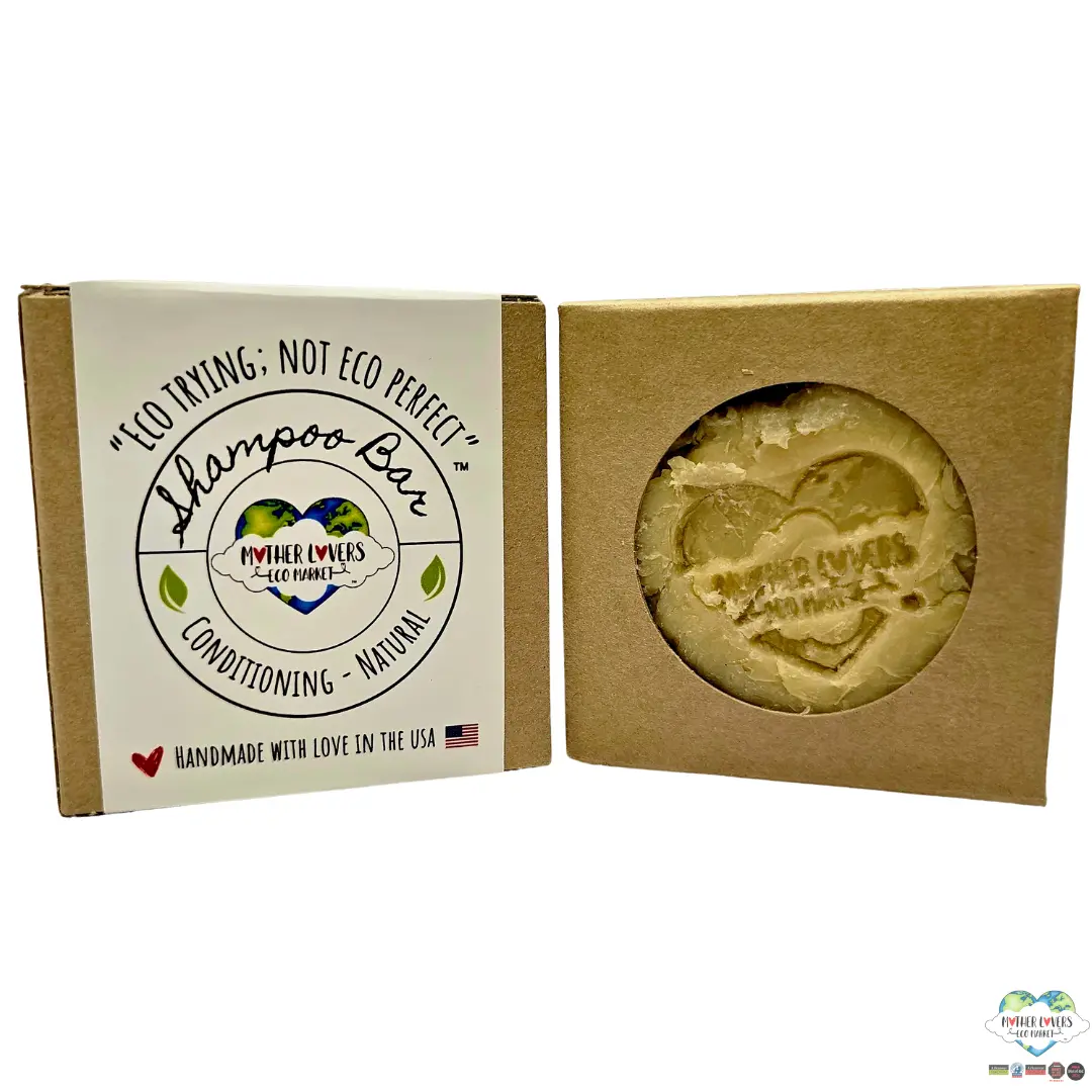 Mother Lovin Conditioning Shampoo Bar - 4 oz - Hair & Beard - Vegan - Organic - Handmade - Unisex - Zero Waste