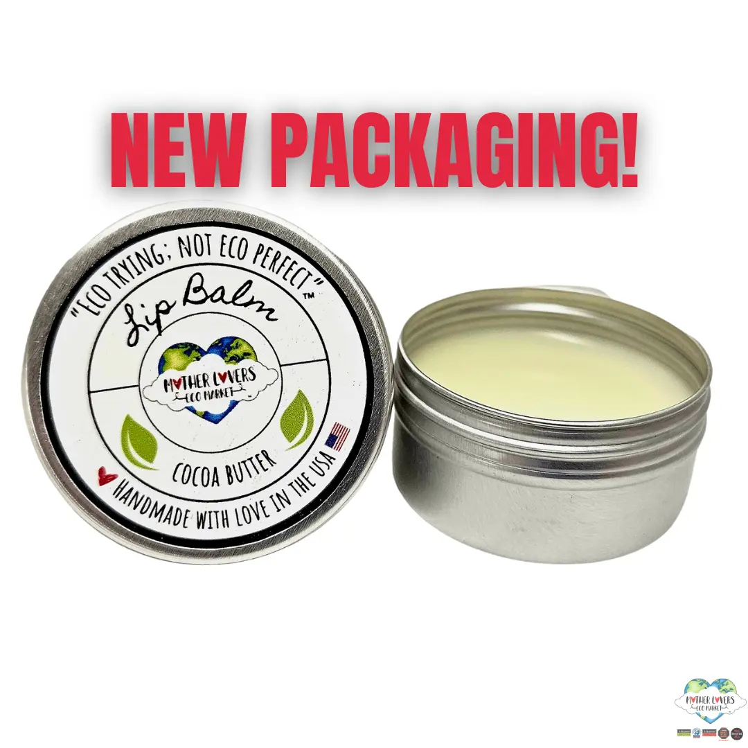 Mother Lovin Lip Balm with Organic Cocoa Butter - Vegan - Organic