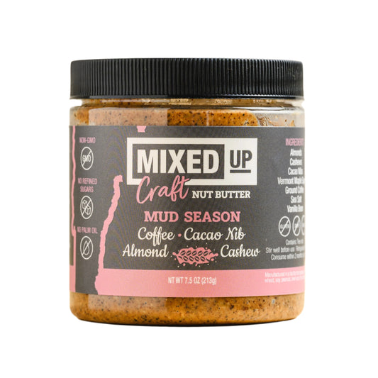 "Mud Season" - Crunchy Cacao Nib & Coffee Nut Butter - 7.5 oz