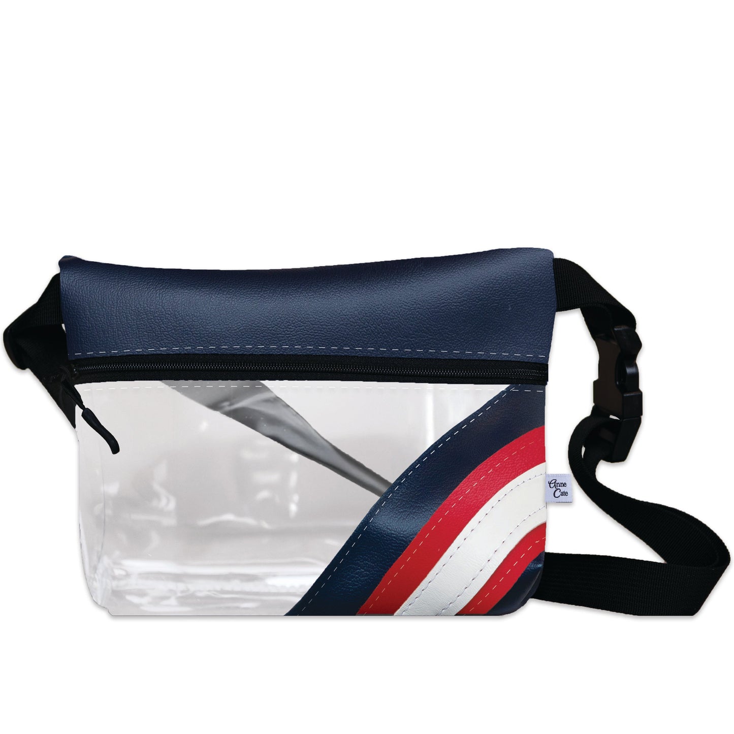 Baseball Ballpark Clear Stripe Game Day Fanny Pack