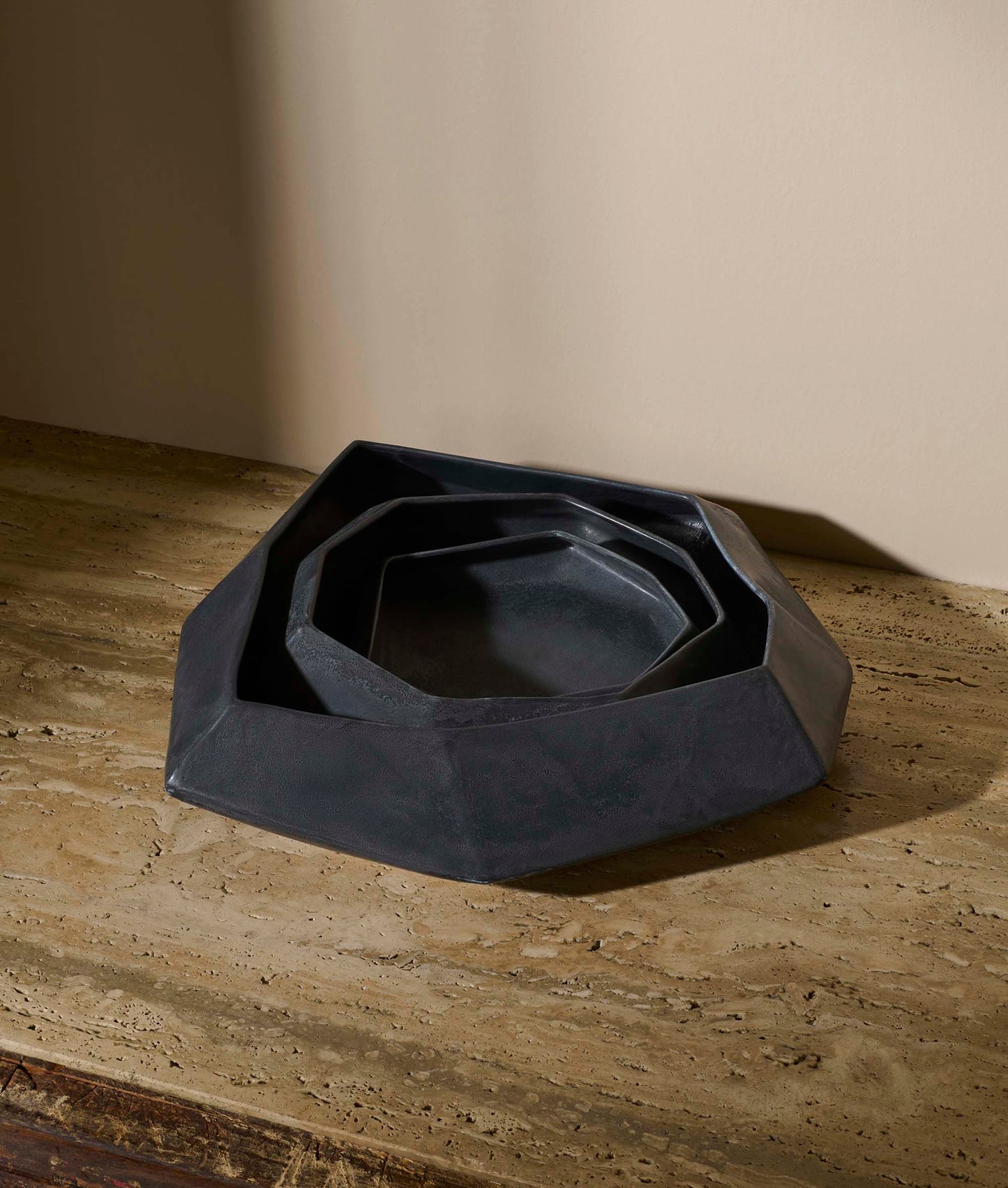 Nested Stone Bowl Set