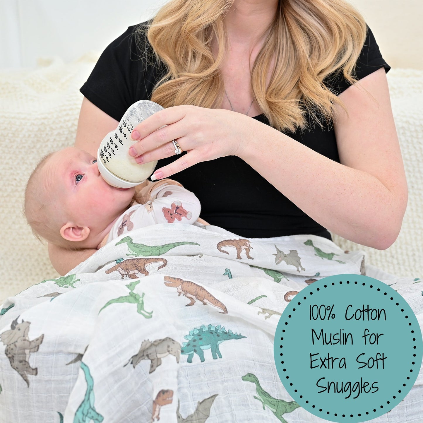 Have A T-rexcellent Day Swaddle