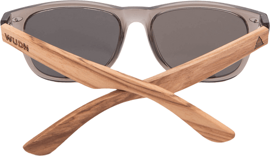 Real Zebra Wood Wanderer Sunglasses by WUDN