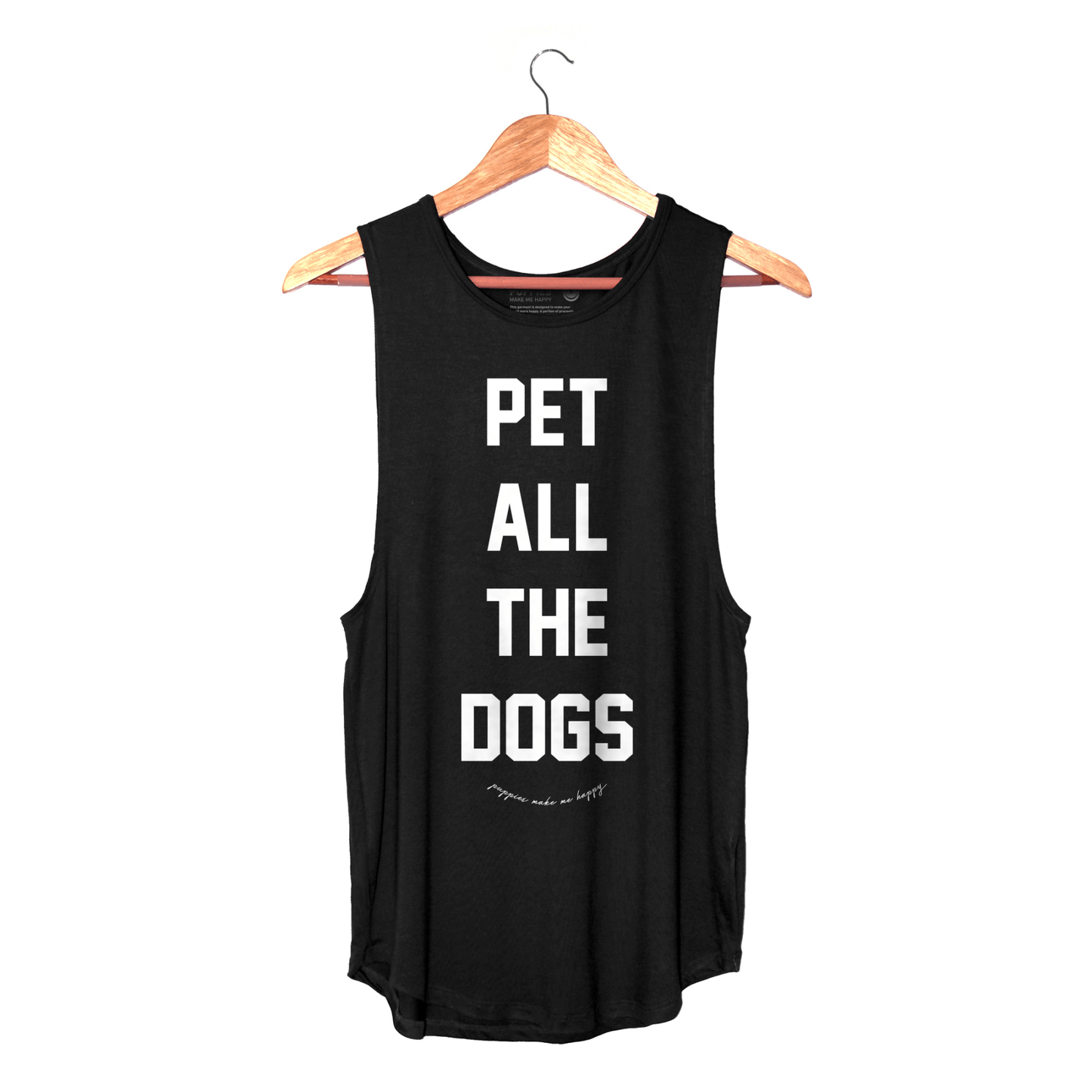 Pet All The Dogs Women's Sleeveless Tank | Gift for Dog Moms | Made in USA