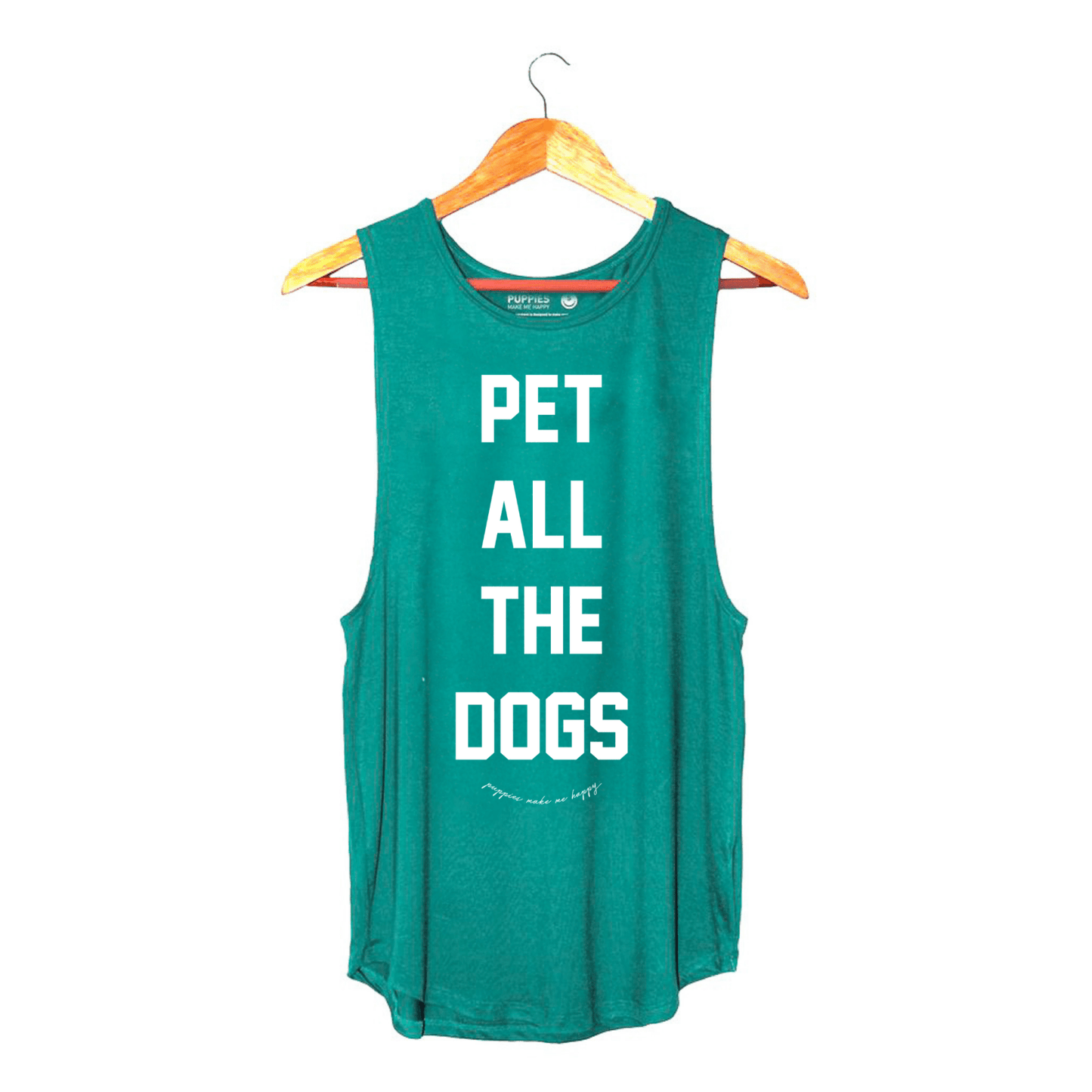 Pet All The Dogs Women's Sleeveless Tank | Gift for Dog Moms | Made in USA