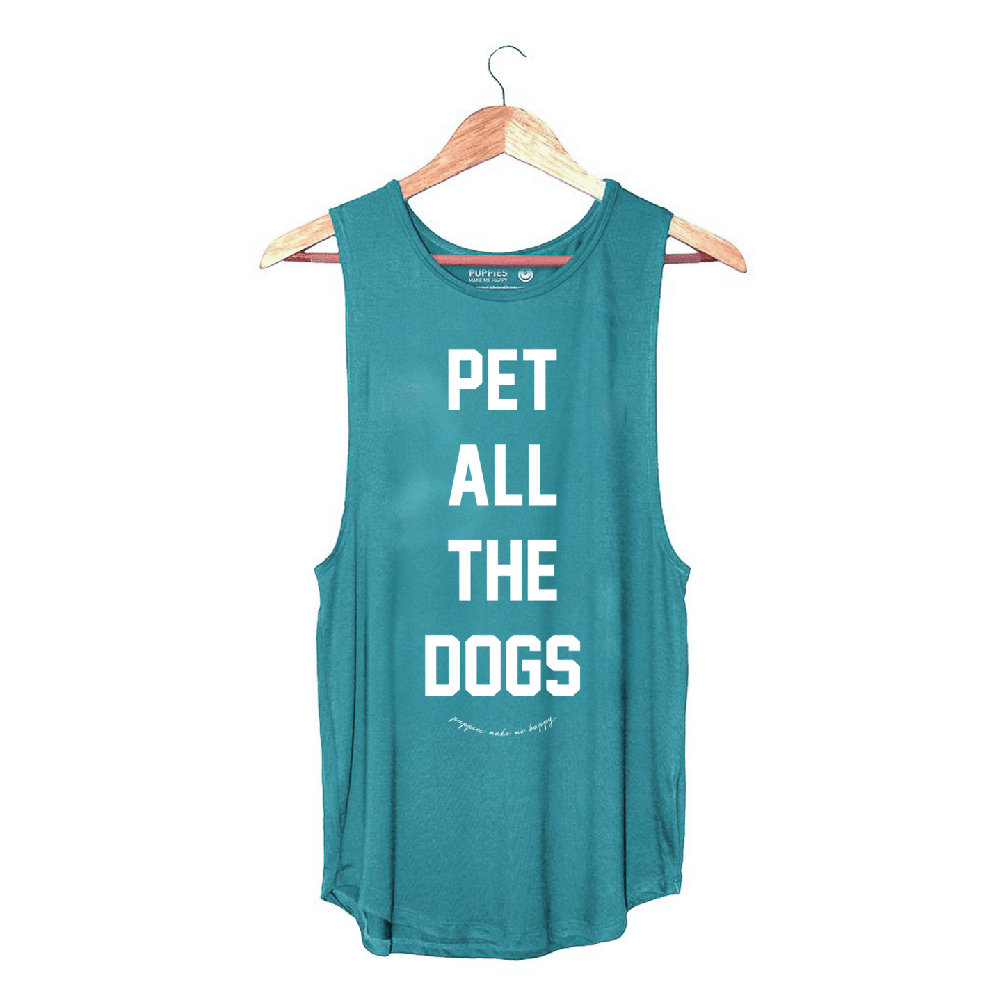 Pet All The Dogs Women's Sleeveless Tank | Gift for Dog Moms | Made in USA