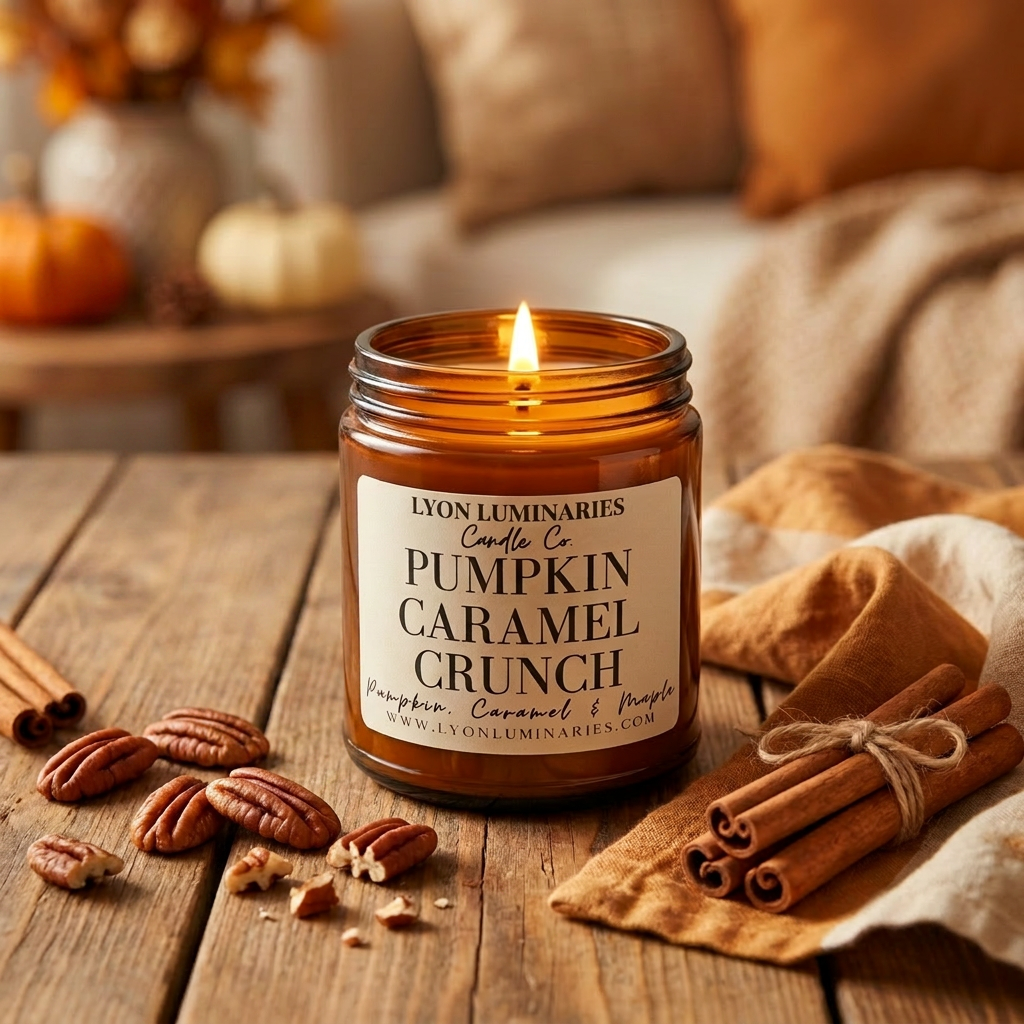 Pumpkin Caramel Crunch Soy Blend Candle