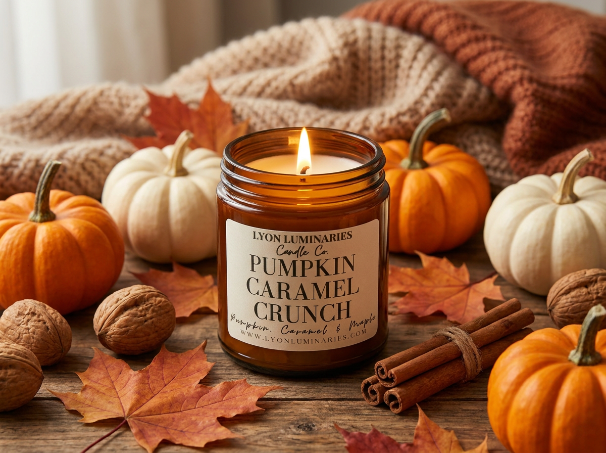 Pumpkin Caramel Crunch Soy Blend Candle