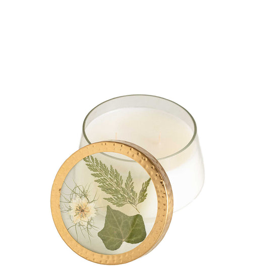 Forest Large Pressed Floral Candle