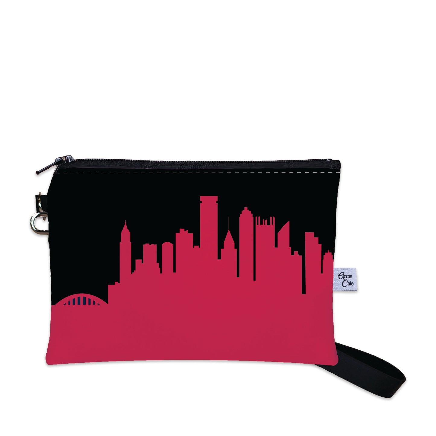 Collegiate Football Stadium Skyline Game Day Wristlet
