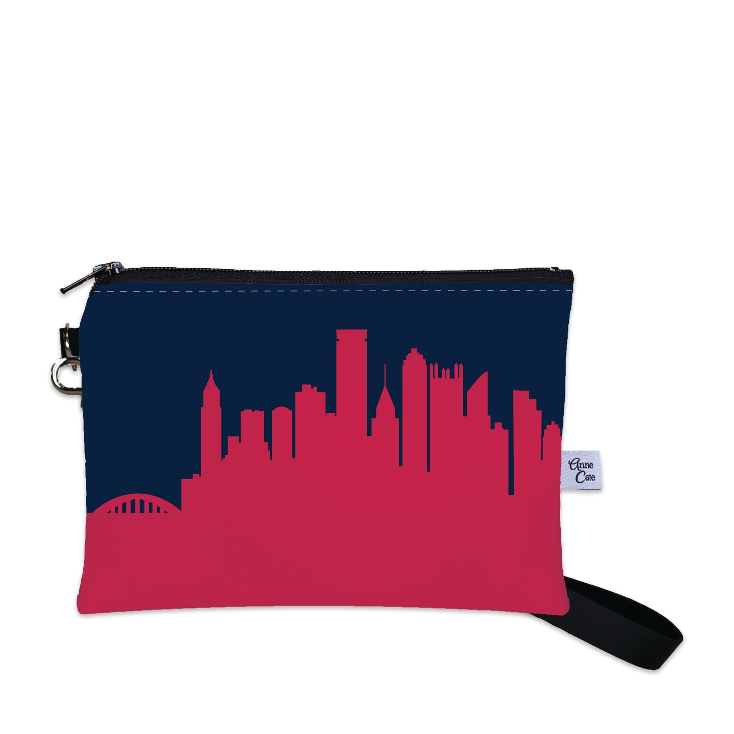 Collegiate Football Stadium Skyline Game Day Wristlet