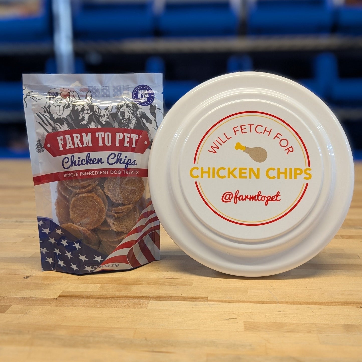 Americana Chicken Chips for Dogs | Celebrate with USA-made Dog Treats