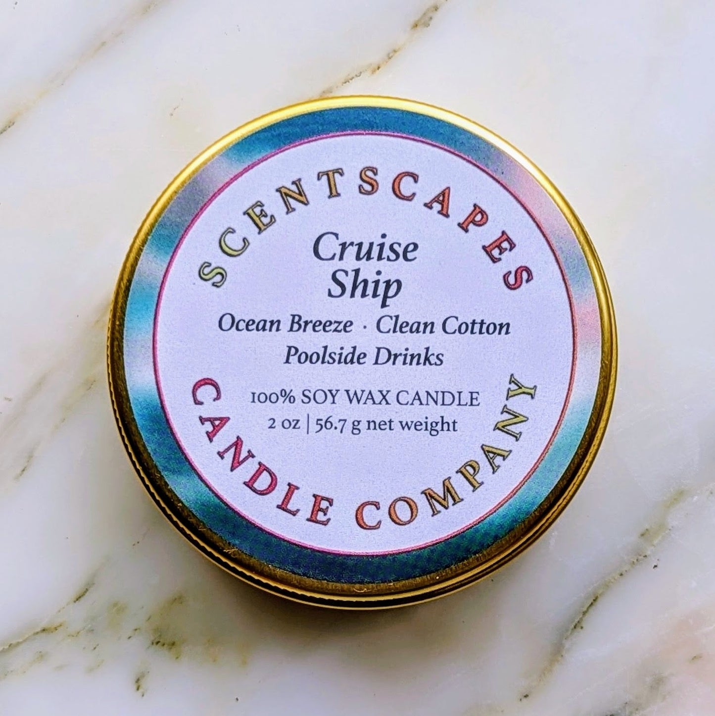 Cruise Ship | Scented Soy Wax Candle