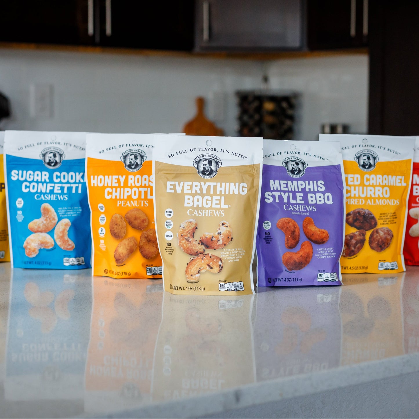 SALE CLOSE DATED | Everything Bagel Cashews | 4 oz | Brenmar