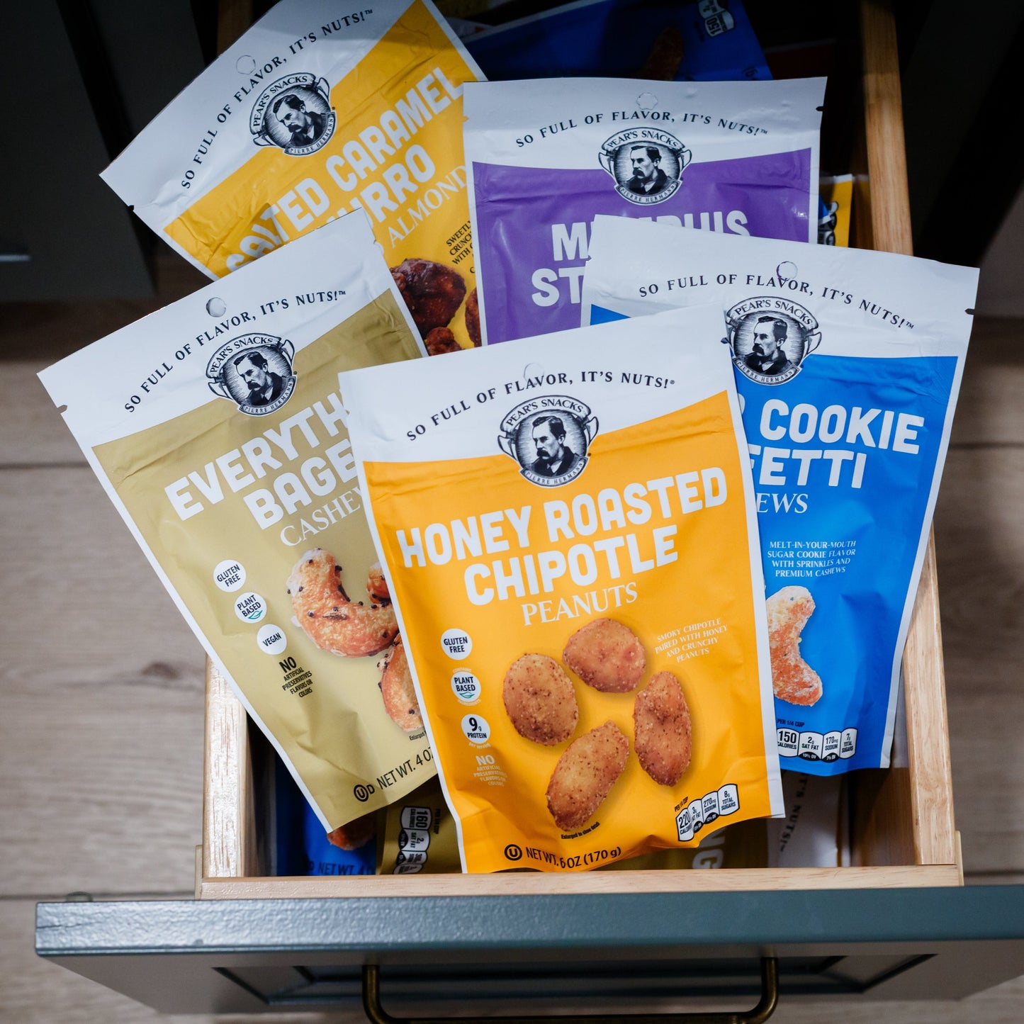 Honey Roasted Chipotle Flavored Peanuts | 6 oz | Gluten Free | Brenmar