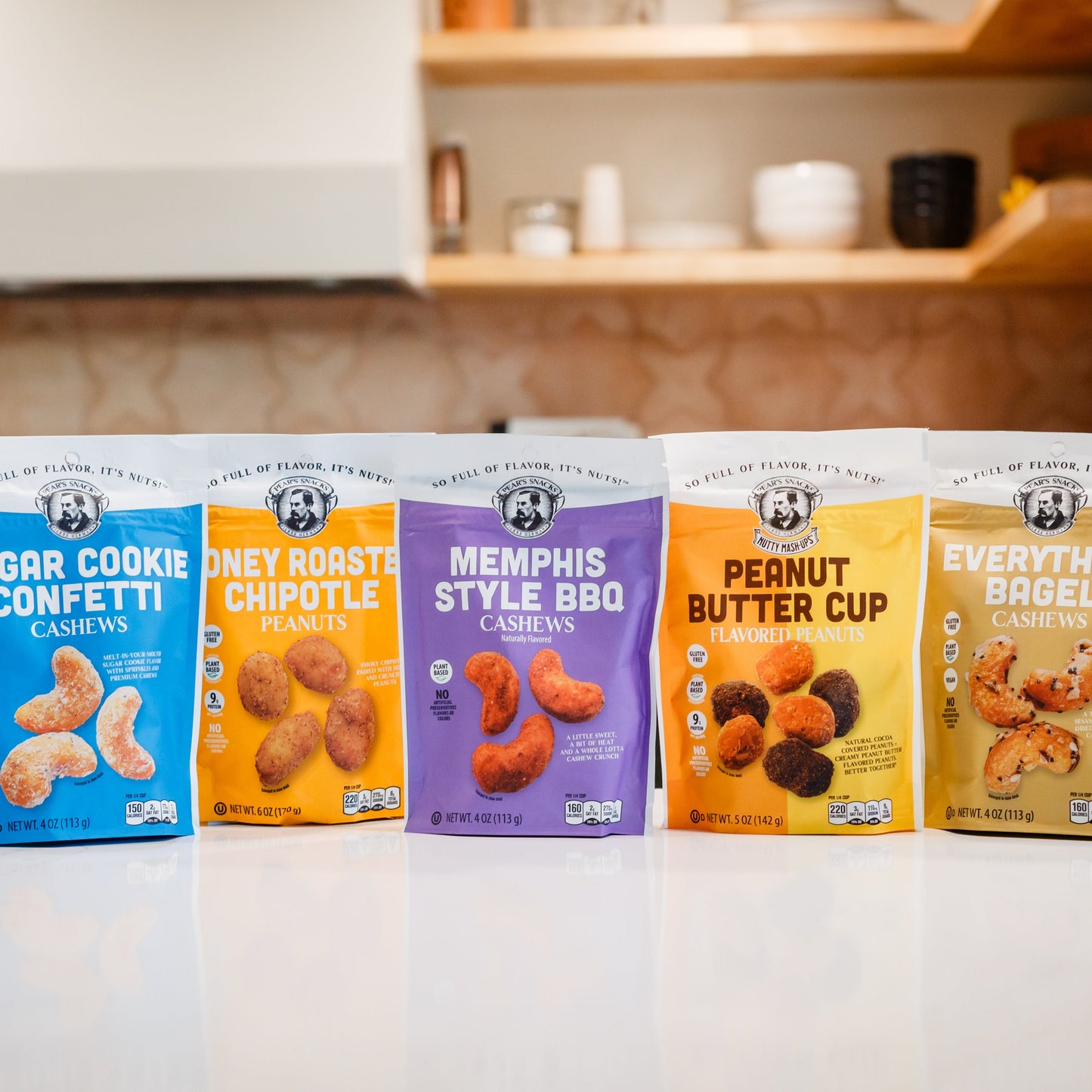 Honey Roasted Chipotle Flavored Peanuts | 6 oz | Gluten Free | Brenmar