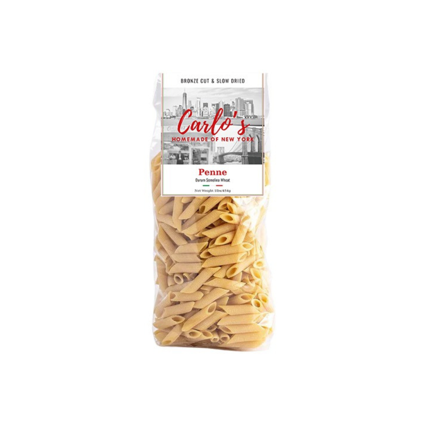 Carlo’s Homemade of NY - Bronze Cut Slow Dried Pasta - 4 Pack Combo