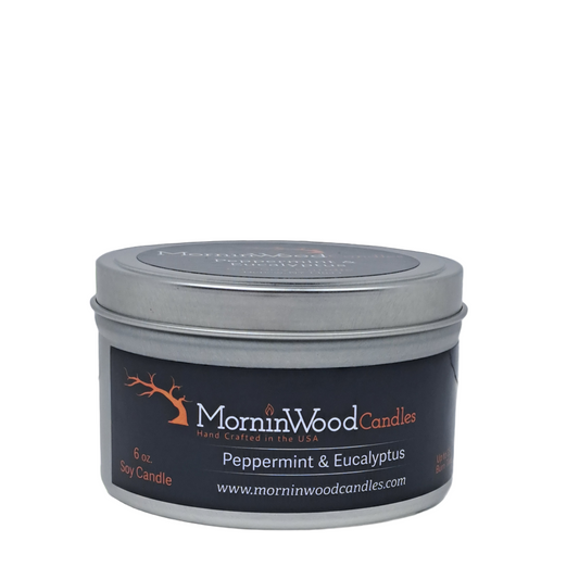 Peppermint and Eucalyptus - 8 oz. Tin