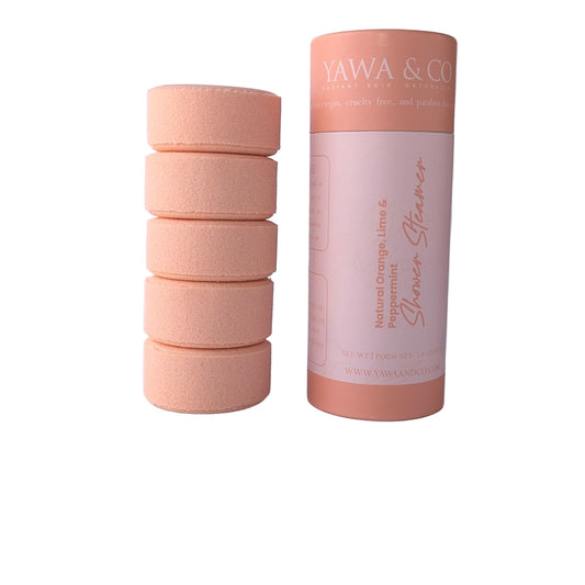 Orange, Lime & Peppermint Shower Steamers | Refreshing Aromatherapy | Yawa & Co